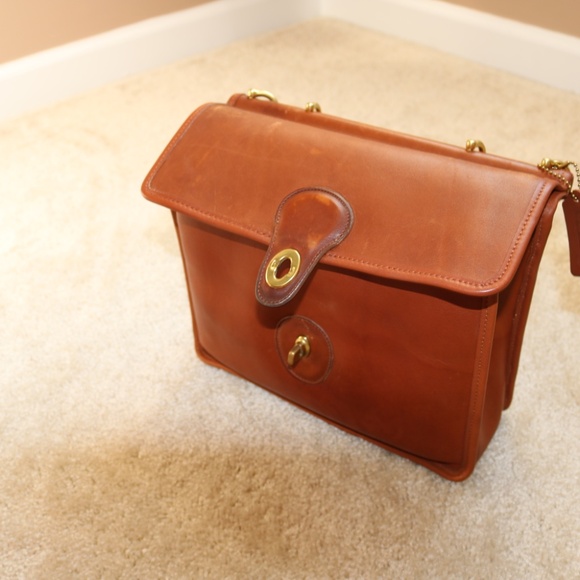 Vintage Coach Willis Bag 9927 British Tan USA - Picture 5 of 11